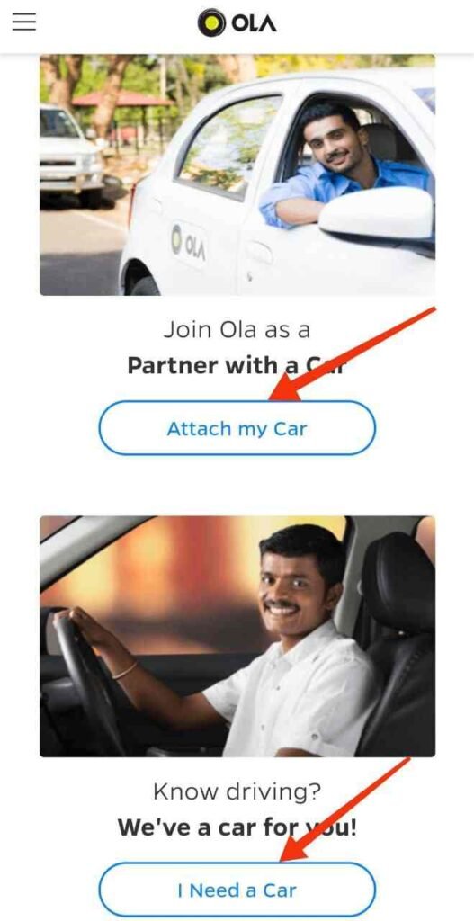 Apply for Ola Driver